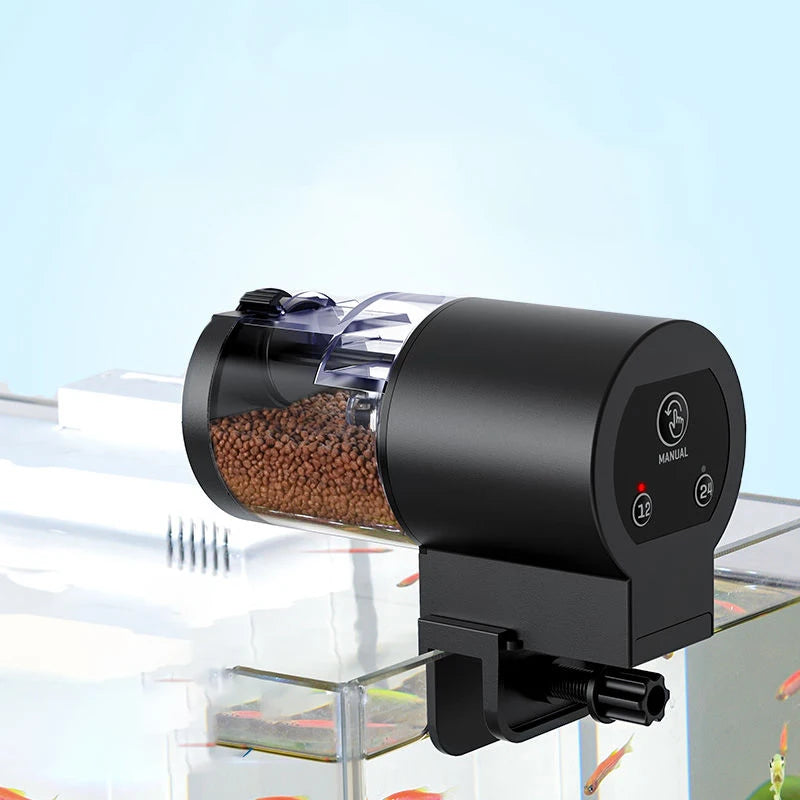 Smart Automatic Fish Feeder – Adjustable Timer & Large Capacity for Easy Feeding