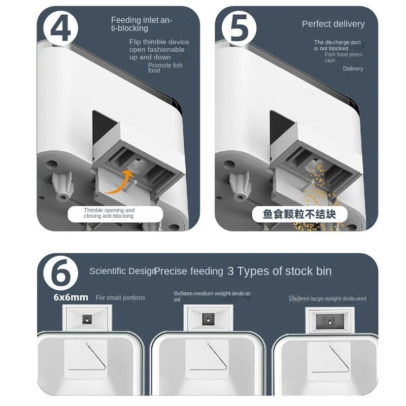 Smart WiFi Automatic Fish Feeder | Voice Control & App Enabled!