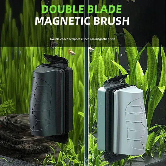 Magnetic Floating Aquarium Brush | Fun & Easy Glass and Algae Cleaner!