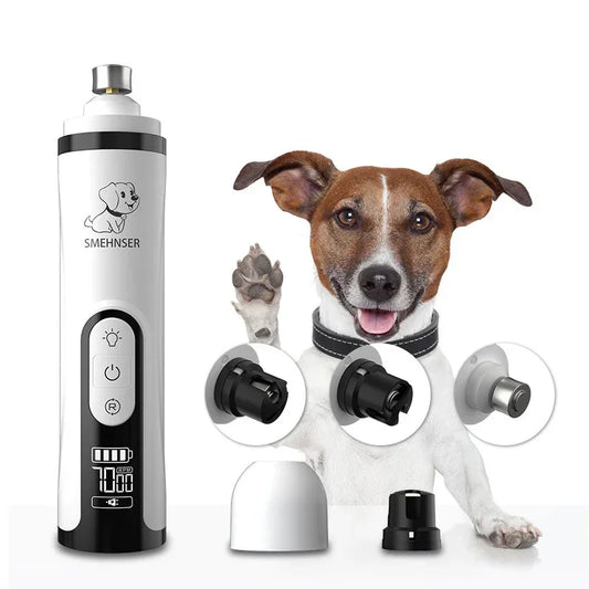 Rechargeable Nail Grinder with LED | Perfect for Gentle Pet Grooming