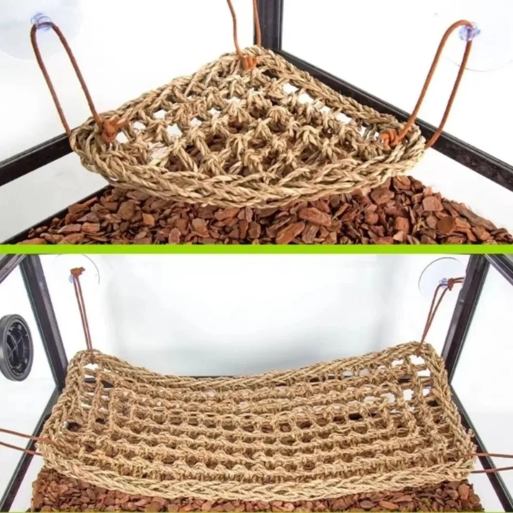 Cozy Hammock Lounger for Reptiles | Perfect for Bearded Dragons, Chameleons, Geckos, Snakes, and More!