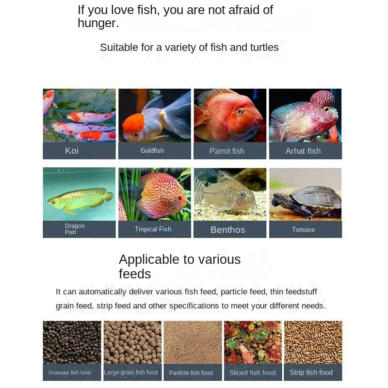 Smart WiFi Automatic Fish Feeder | Voice Control & App Enabled!