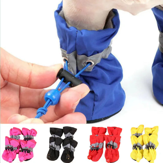 Pet Footwear Essentials | Waterproof Anti-Slip Boots for Small Dogs and Cats!