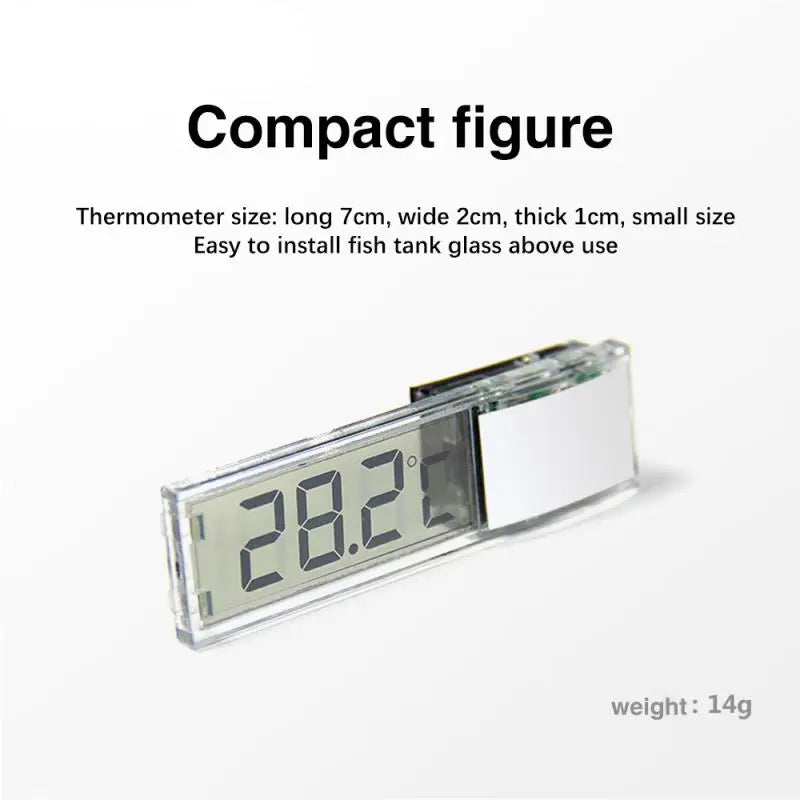 LCD Digital Aquarium Thermometer | High Sensitivity Fish Tank Temp Meter