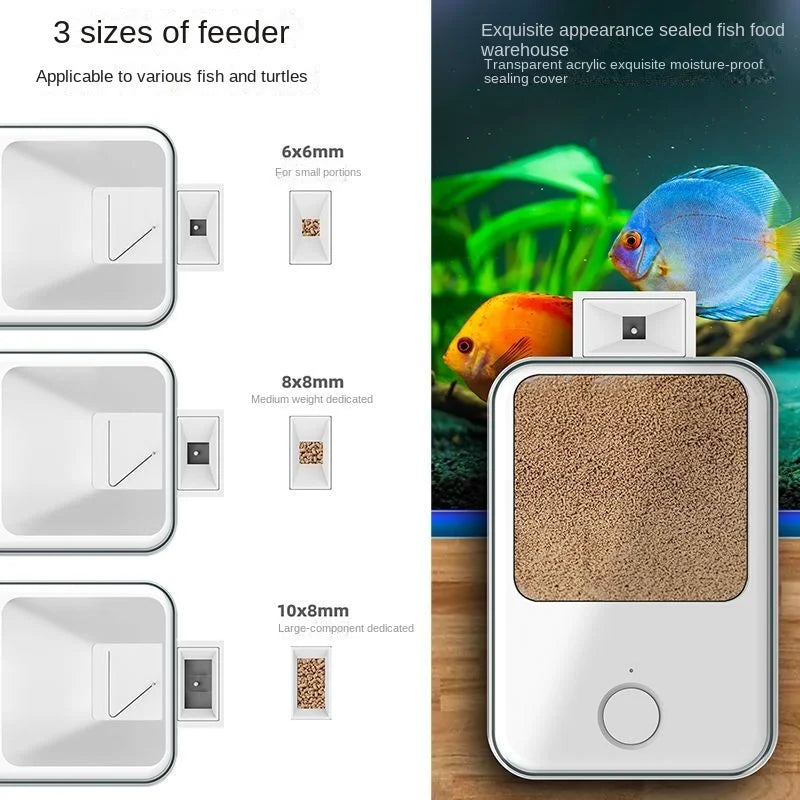 Smart WiFi Automatic Fish Feeder | Voice Control & App Enabled!