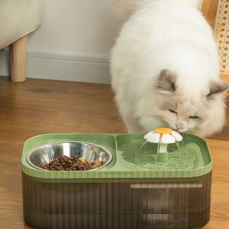 Premium Automatic Pet Water Bowl | Dual-Feeding Solution for Cats & Dogs