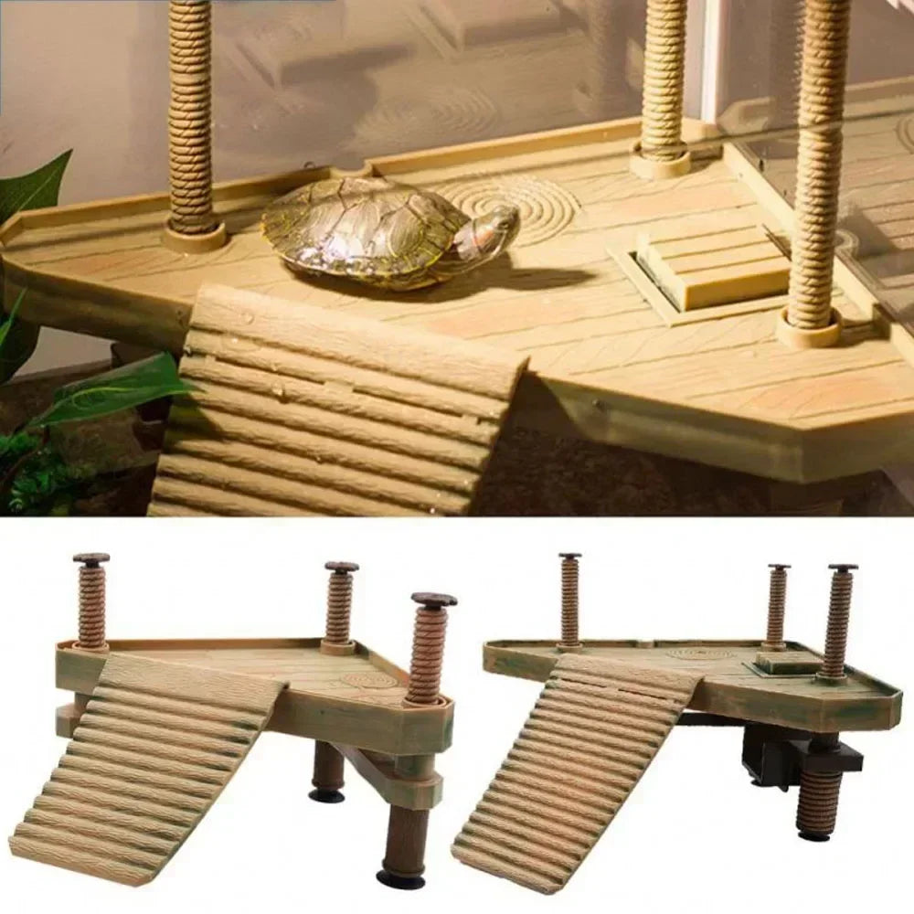 Floating Turtle Basking Platform - Durable Terrapin Ramp & Aquarium Decor