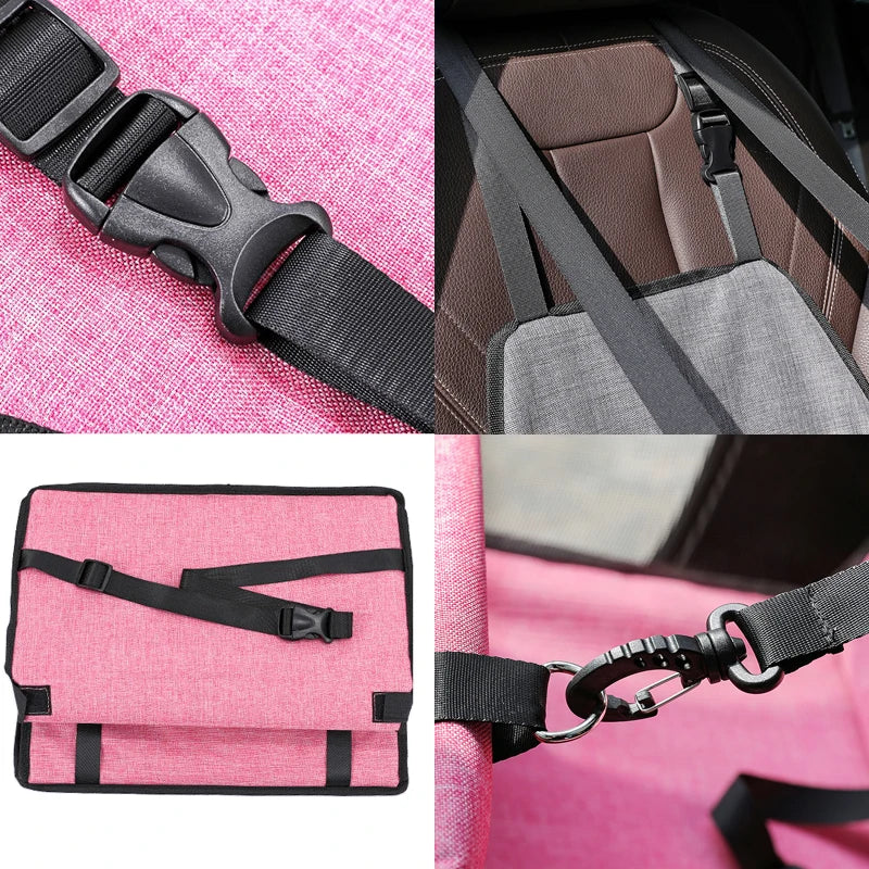 Foldable Travel Pet Car Seat Hammock | Perfect for Dogs and Cats