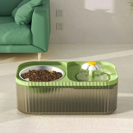 Premium Automatic Pet Water Bowl | Dual-Feeding Solution for Cats & Dogs